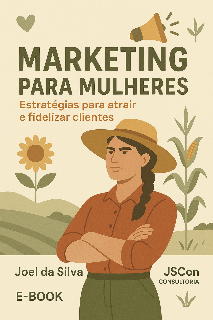 Capa do Ebook MARKETING PARA MULHERES: Estratégias para Atrair e Fidelizar Clientes
