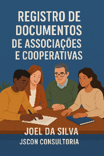 Capa do Ebook REGISTRO DE DOCUMENTOS DE ASSOCIAÇÕES E COOPERATI-VAS