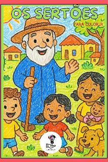 Capa do Ebook OS SERTÕES PARA COLORIR