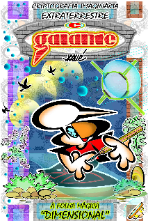 CRIPTOGRAFIA IMAGINÁRIA EXTRATERRESTRE, A FOLHA MÁGICA "DIMENSIONAL" HQ´S